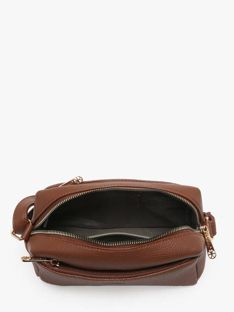 Cross Body Tas Grained Miniprix Bruin grained KJ62069 ander zicht 2